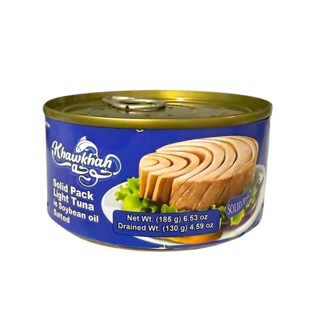 KhawKhah Tuna In Soybean Oil (185 g) - Papaya Express