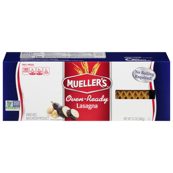 Mueller Oven Ready Lasagna (12 oz) - Papaya Express