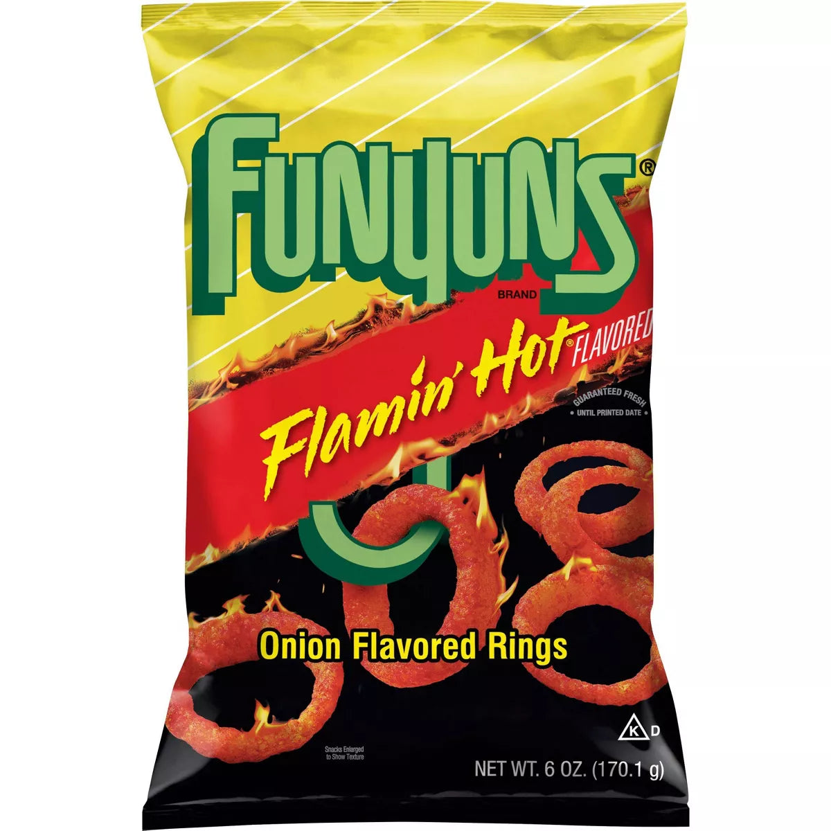 Funyuns Flamin' Hot Onion Flavored Rings (5.25oz) - Papaya Express