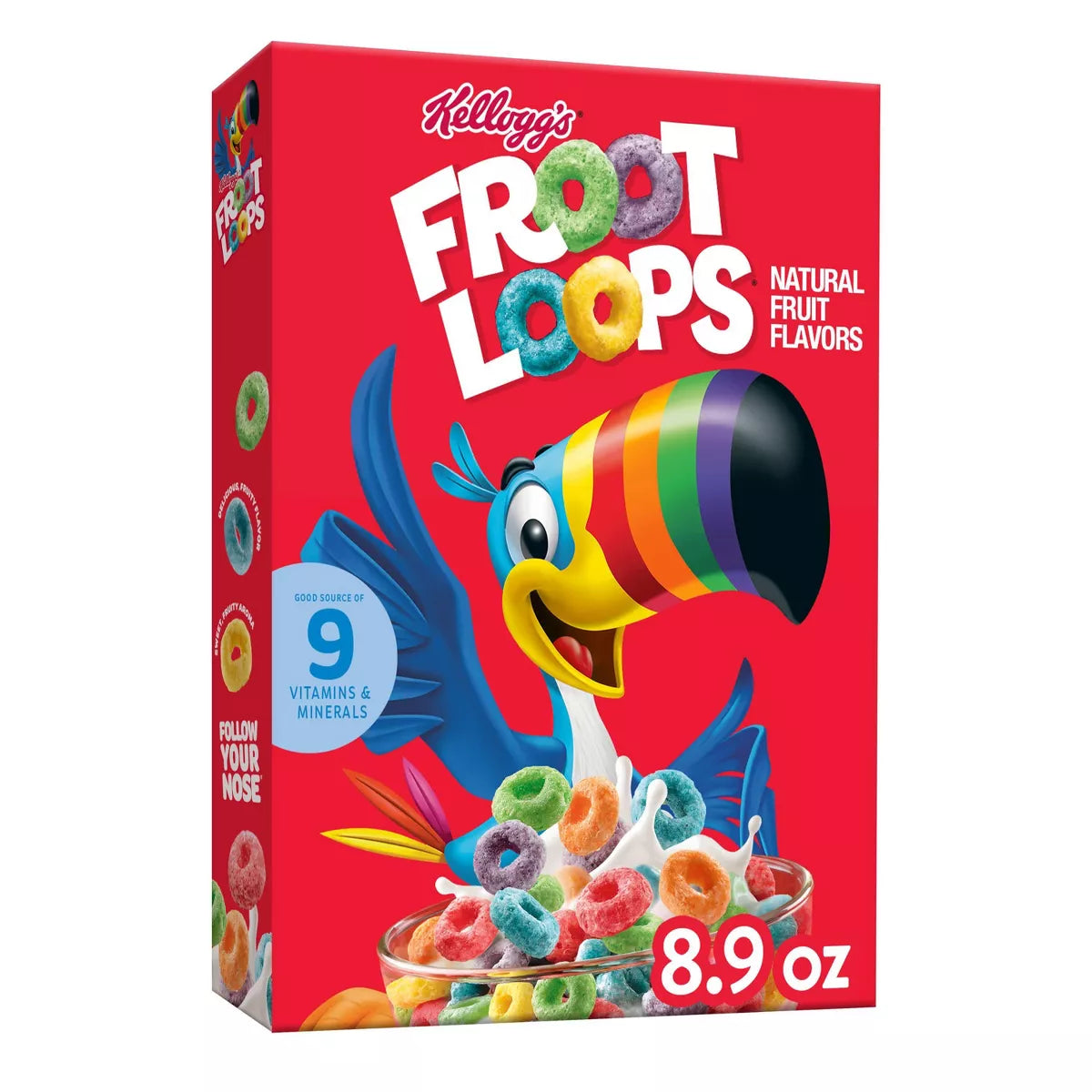 Kellogg's Froot Loops Cereal (8.9 oz) - Papaya Express