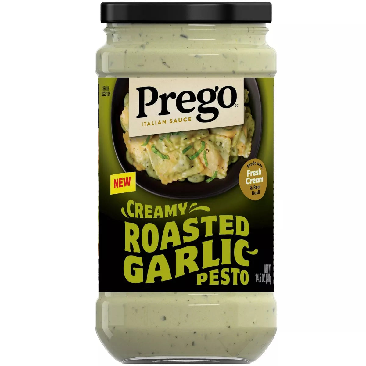 Prego Creamy Roasted Garlic Pesto (14.5 oz) - Papaya Express