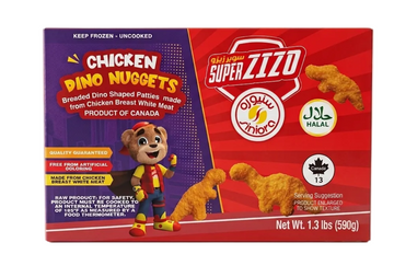 SINIORA CHICKEN DINO NUGGETS (1.3LB) - Papaya Express