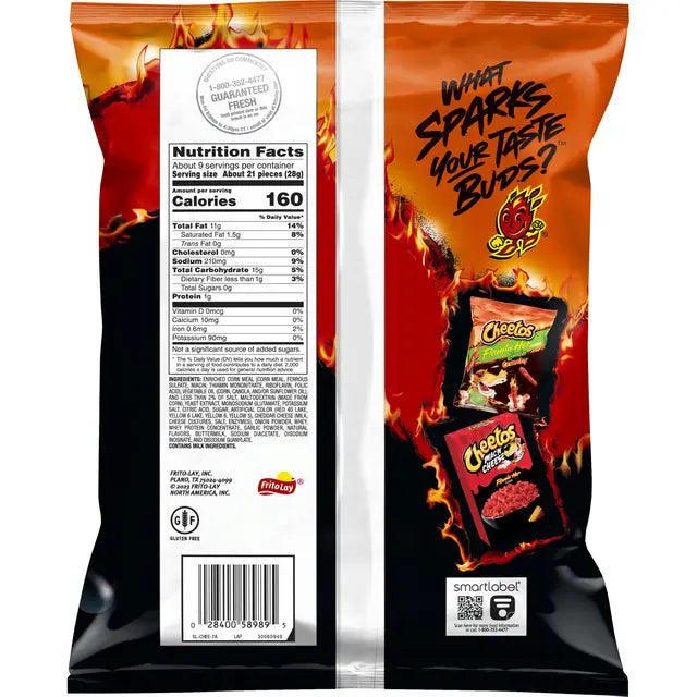 Cheetos Crunchy Flamin' Hot Cheese Flavor (8.5 oz) - Papaya Express