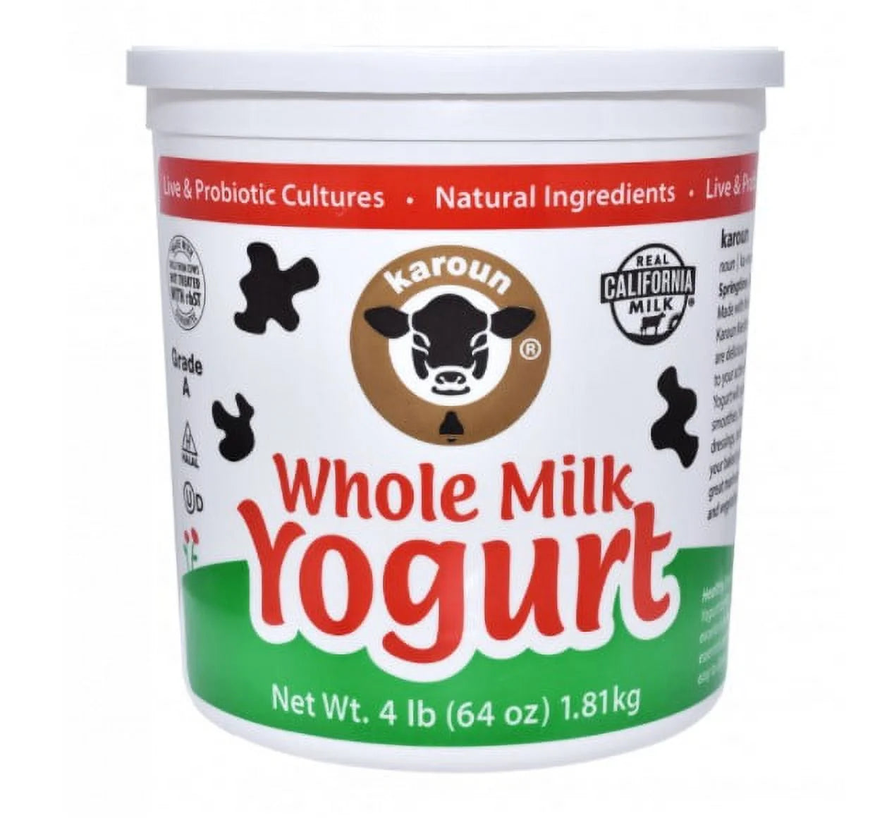 Karoun Whole Milk Yogurt (4lb) - Papaya Express