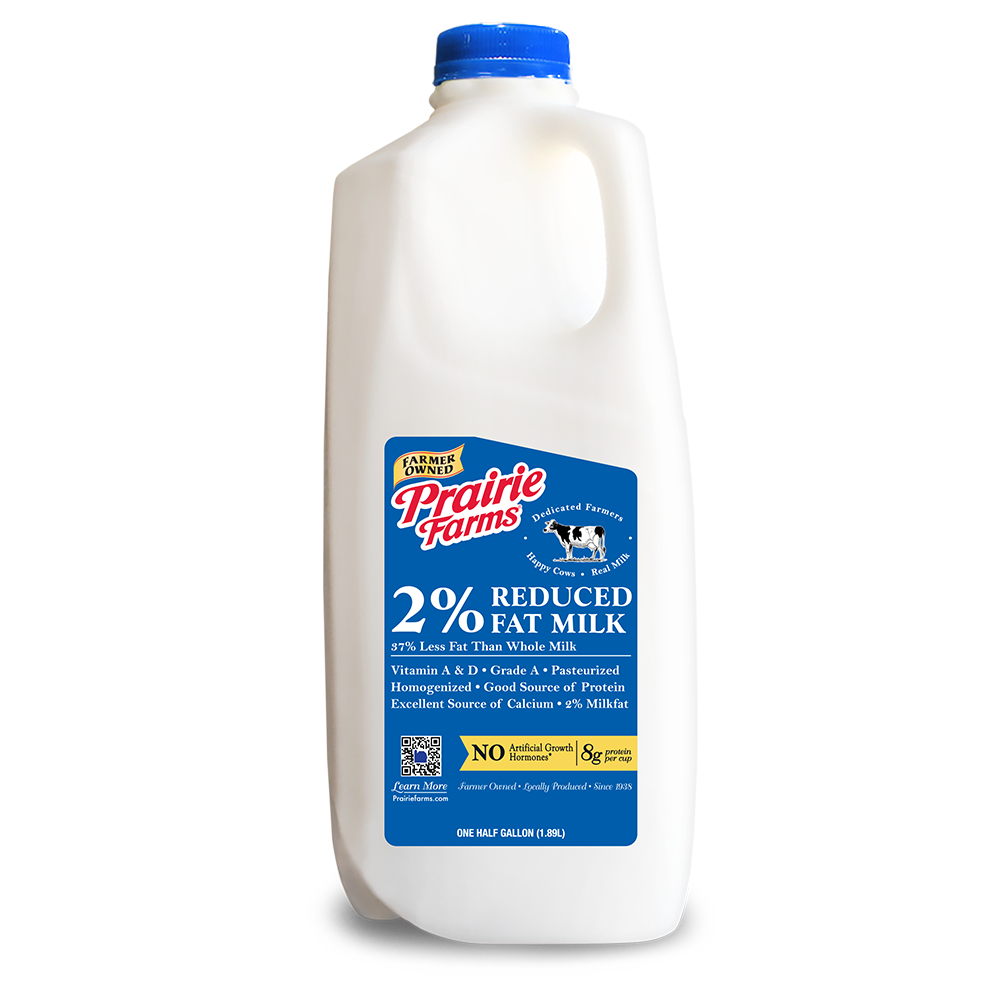 Prairie Farms 2% Milk (1/2 gal) - Papaya Express