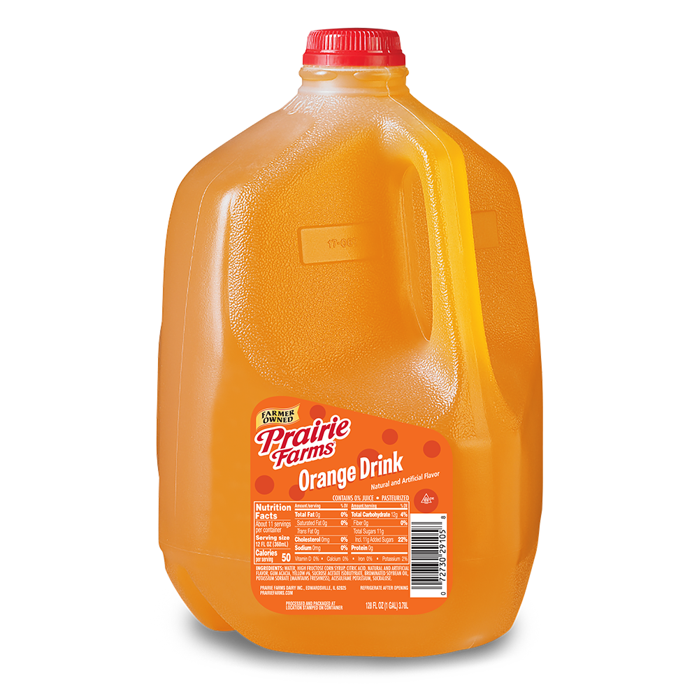 Prairie Farms Orange Drink (1 Gal) - Papaya Express