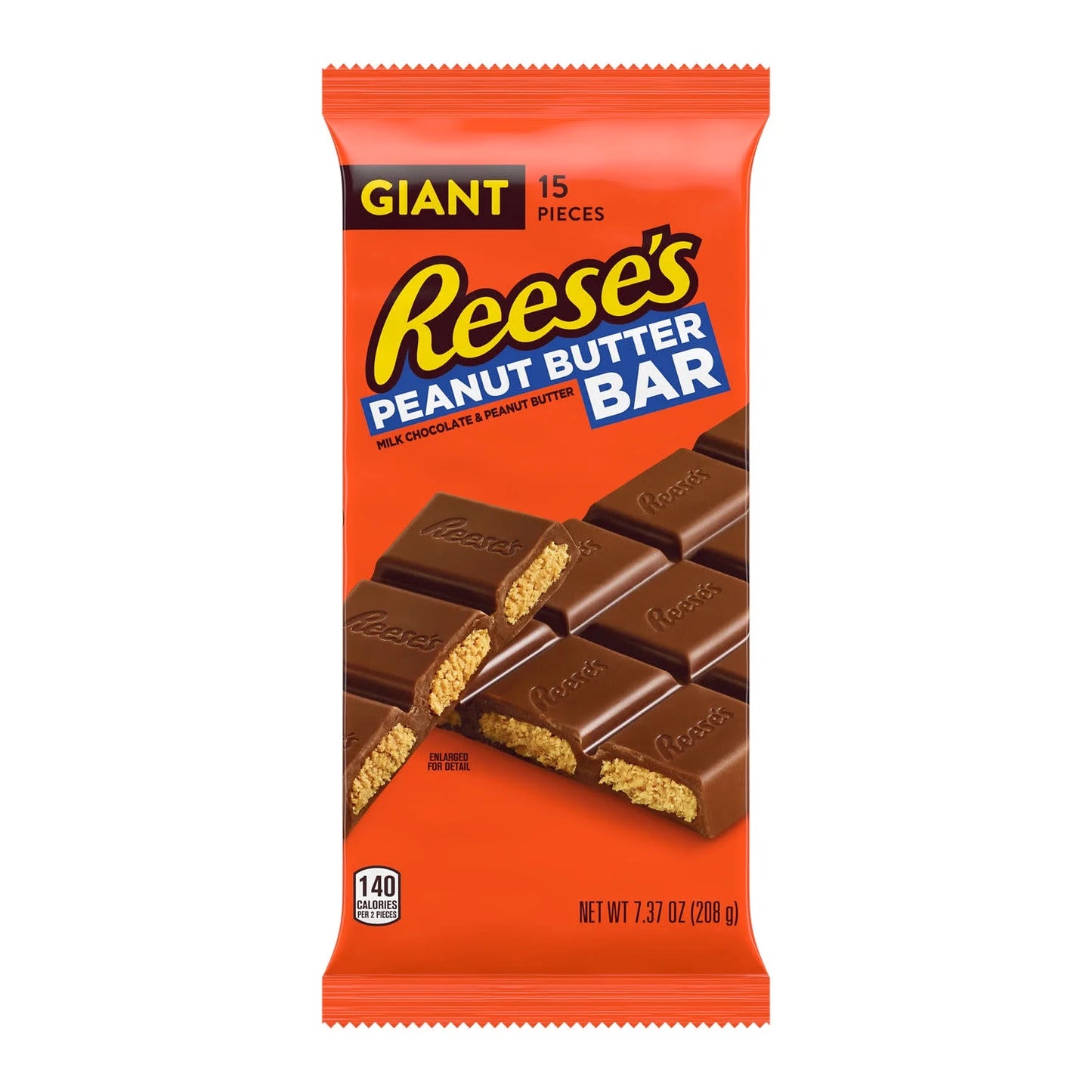 Giant Reese's Chocolate Bar 15 PIECES - Papaya Express