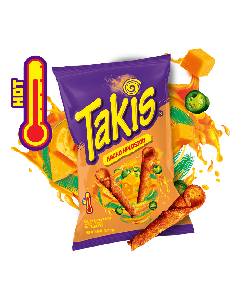 Takis Nacho Xplosion Rolls (3 oz) - Papaya Express