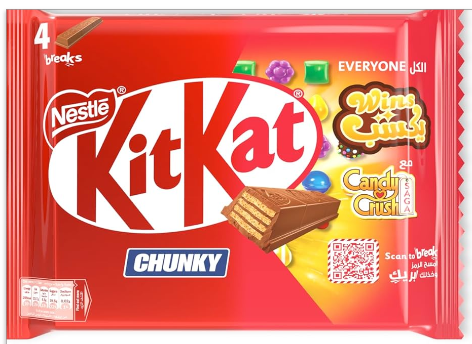 KitKat CandyCrush Chunky (4 breaks) - Papaya Express