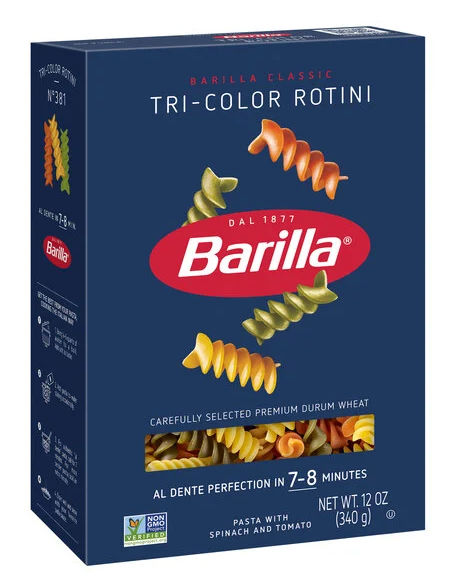 Barilla Tri-Color Rotini Pasta (454G)