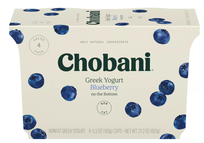 Chobani Blueberry Greek Yogurt (4 cups) - Papaya Express