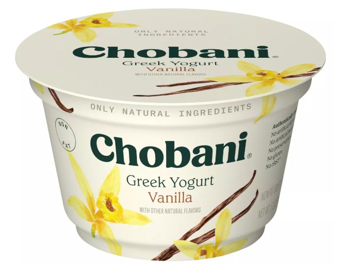 Chobani Greek yogurt Vanilla (5.3 oz) - Papaya Express
