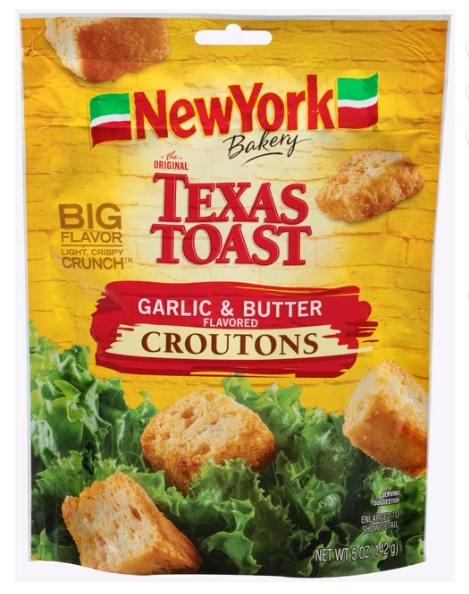 New York Bakery Texas Toast Garlic and Butter Croutons (5 oz) - Papaya Express
