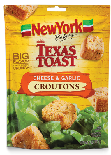 New York Bakery Texas Toast Cheese and Garlic Croutons (5 oz) - Papaya Express