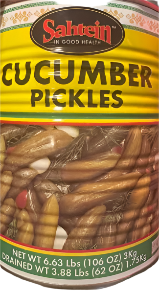 Sahtein Cucumber Pickles 6 pound