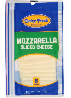 Dairy Fresh Mozzarella Sliced (6oz) - Papaya Express
