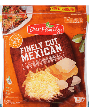 Our Family Finely cut Mexican (32oz) - Papaya Express