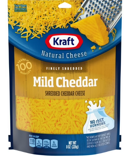 Kraft Mild Cheddar Cheese (8oz) - Papaya Express