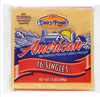 Dairy Fresh American (16 slices) - Papaya Express