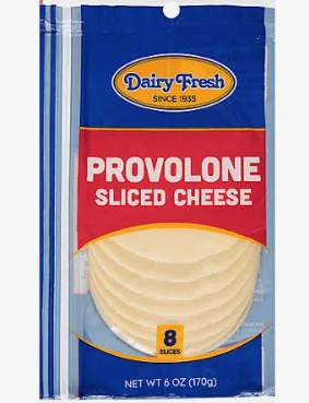 Dairy Fresh Provolone Sliced Cheese - Papaya Express