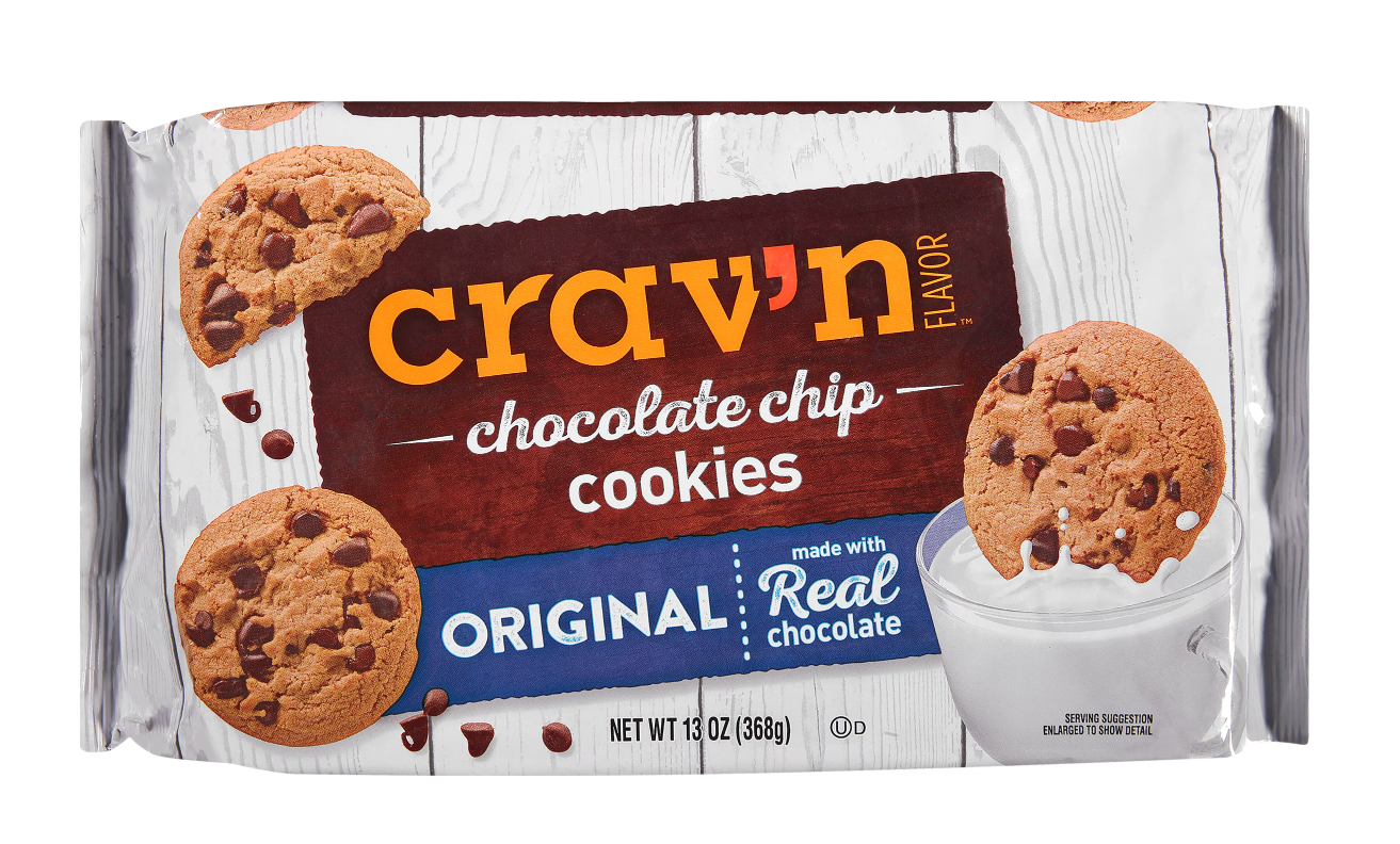 Crav'n Original Chocolate Chip Cookie (13oz) - Papaya Express
