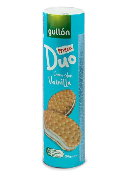 Gullon Mega Dueto Cookies Vanilla Flavor (17.6 oz) - Papaya Express