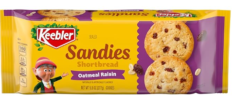 Keebler Oatmeal Raisin Sandies (277g) - Papaya Express