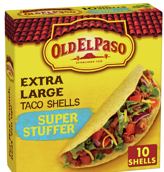 Old El Paso Extra Large Super Stuffer Taco Shells (10 ct) - Papaya Express