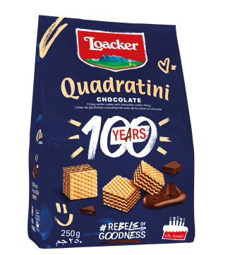 Loacker Quadratini Chocolate Wafers Bag (250g) - Papaya Express