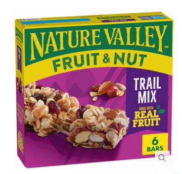 Nature Valley Fruit & Nut Trail Mix Bars (6CT) - Papaya Express