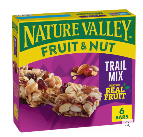 Nature Valley Fruit & Nut Trail Mix Bars (6CT) - Papaya Express