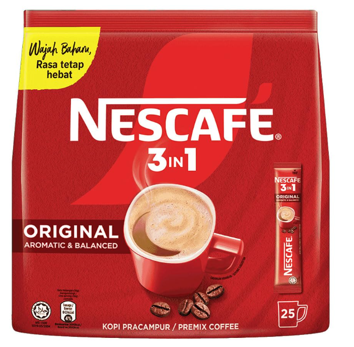 Nescafé 3 in 1 Instant Coffee Sticks Original - Papaya Express