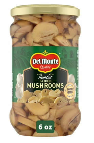 Del Monte Mushroom Slices 6 oz - Papaya Express