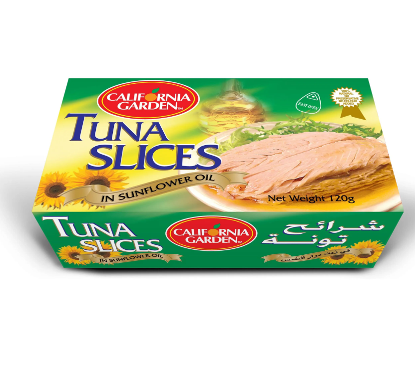 California Garden Tuna Slices in Sunflower Oil (120g) - Papaya Express