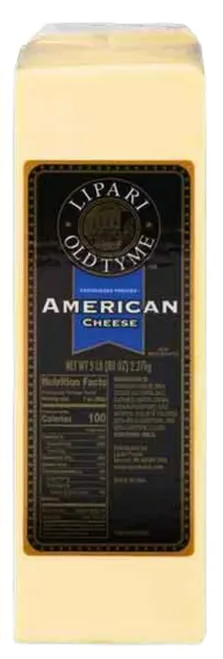 Lipari White American Cheese Old Tyme (5 lb.) - Papaya Express