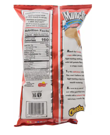 Munchos Potato Crisps (4.25 oz) - Papaya Express