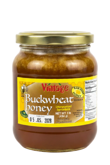 VINTAGE RAW BUCKWHEAT HONEY (454G) - Papaya Express