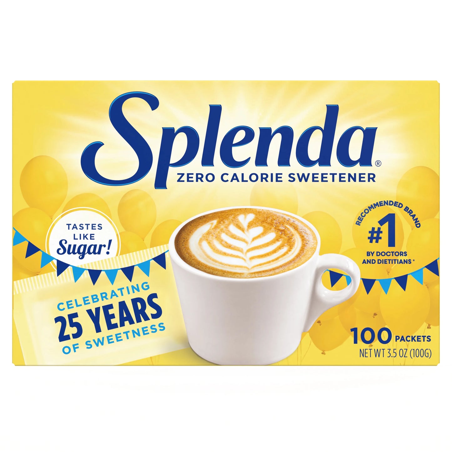 Splenda Zero Calorie Sweetener (100 Packets) - Papaya Express