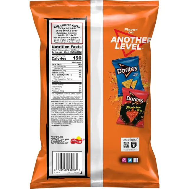 Doritos Ultimate Cheddar Flavored Tortilla Chips (9.25 oz) - Papaya Express