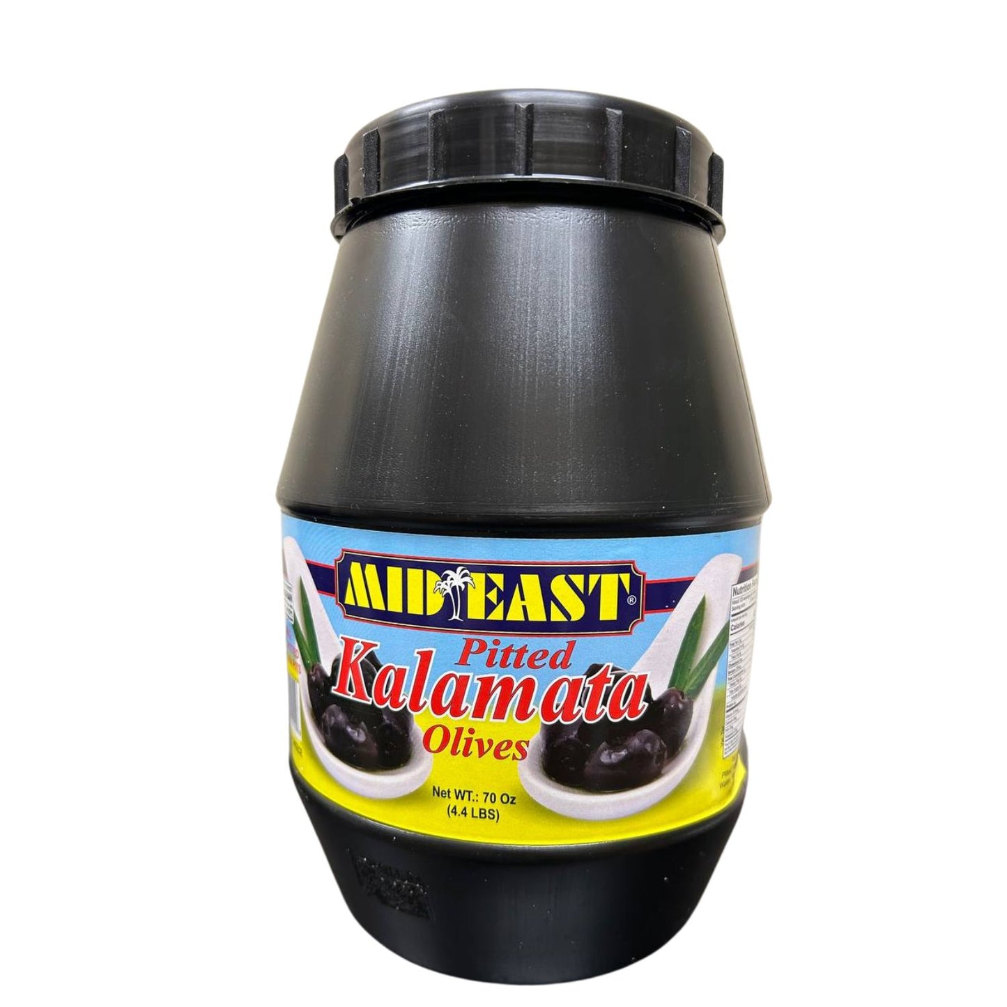 Mideast Pitted Black Olives (4.4 LBS) - Papaya Express