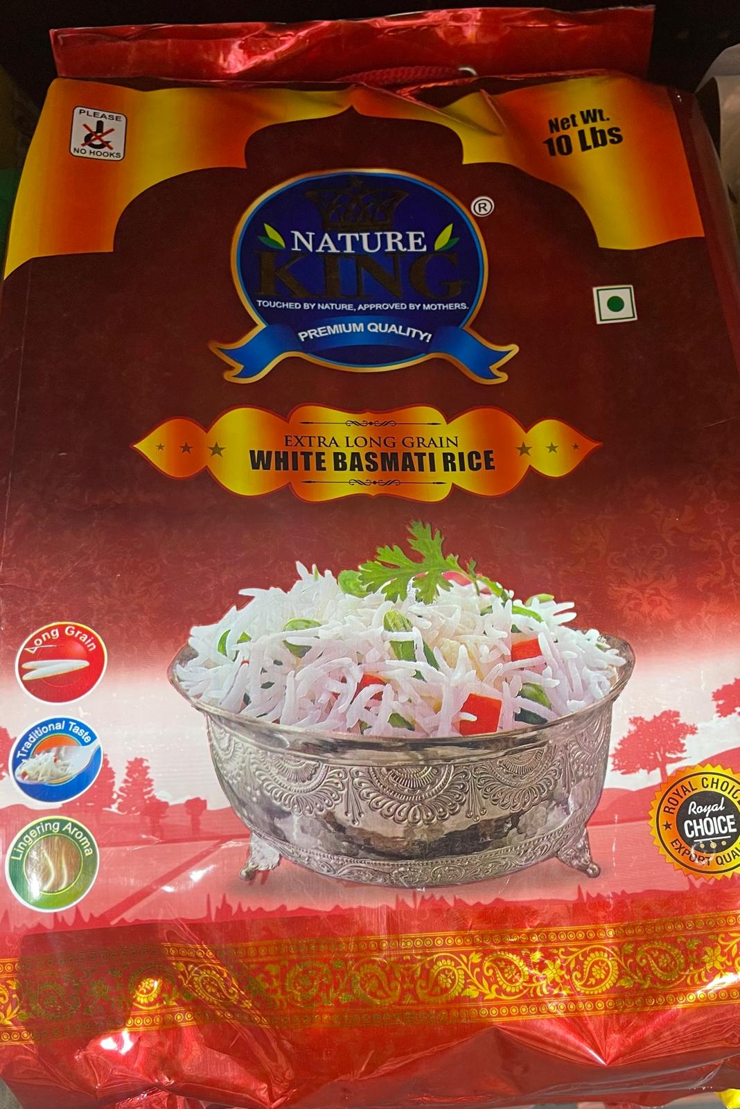 Nature King Extra Long Grain Basmati Rice Red (10 lb) - Papaya Express