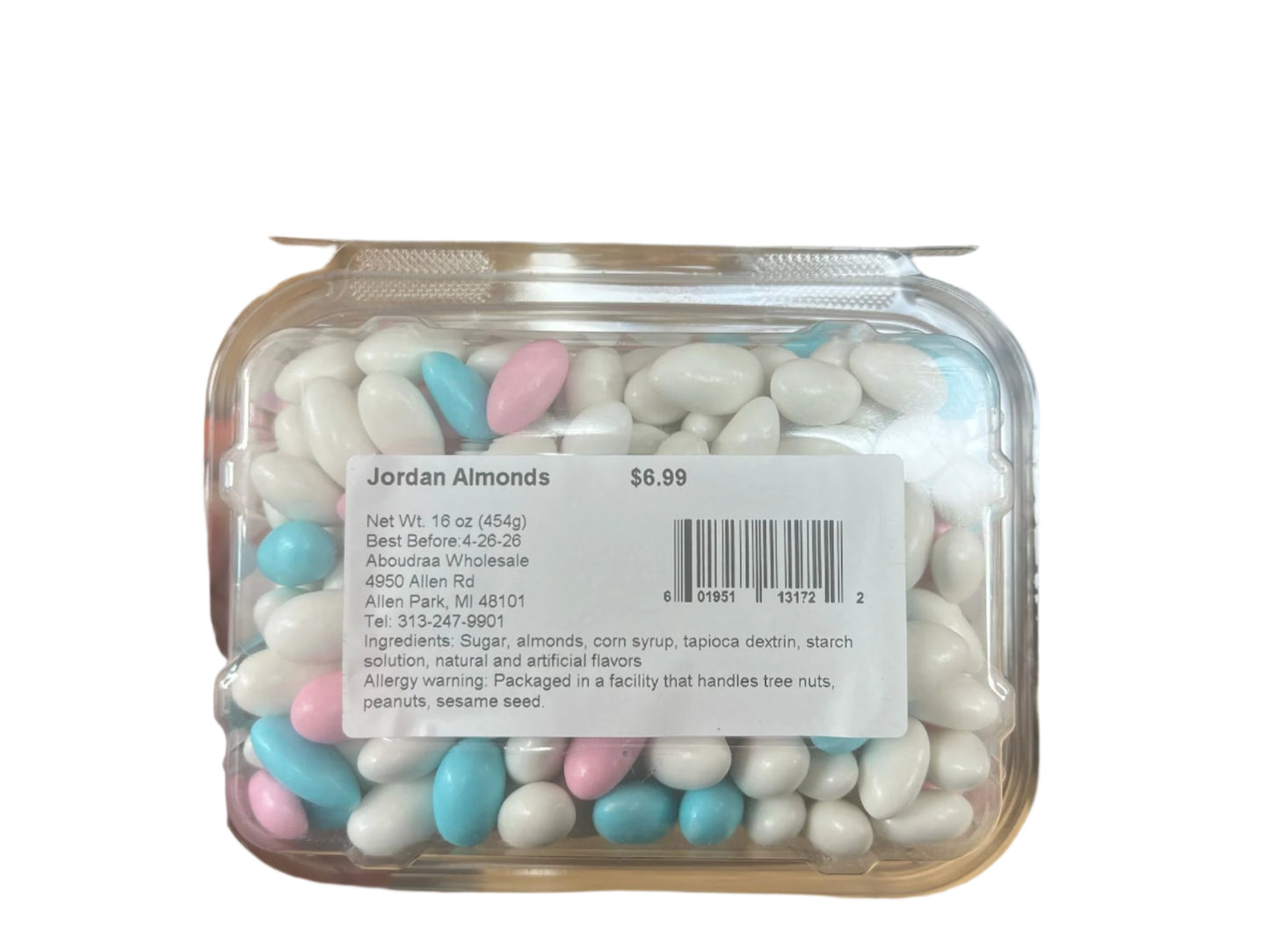 Jordan Almonds Box (16 oz) - Papaya Express