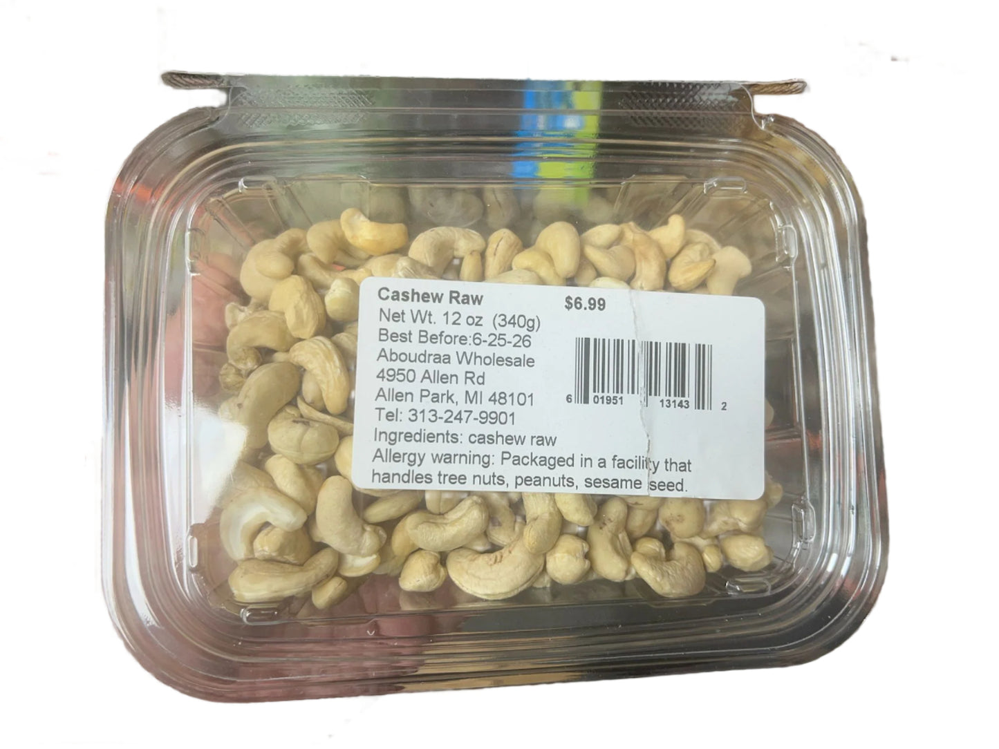 Cashews Raw Box (12 oz) - Papaya Express