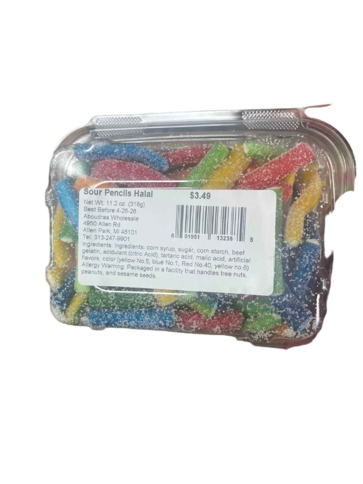 Sour Pencil Halal (11.2 oz) - Papaya Express