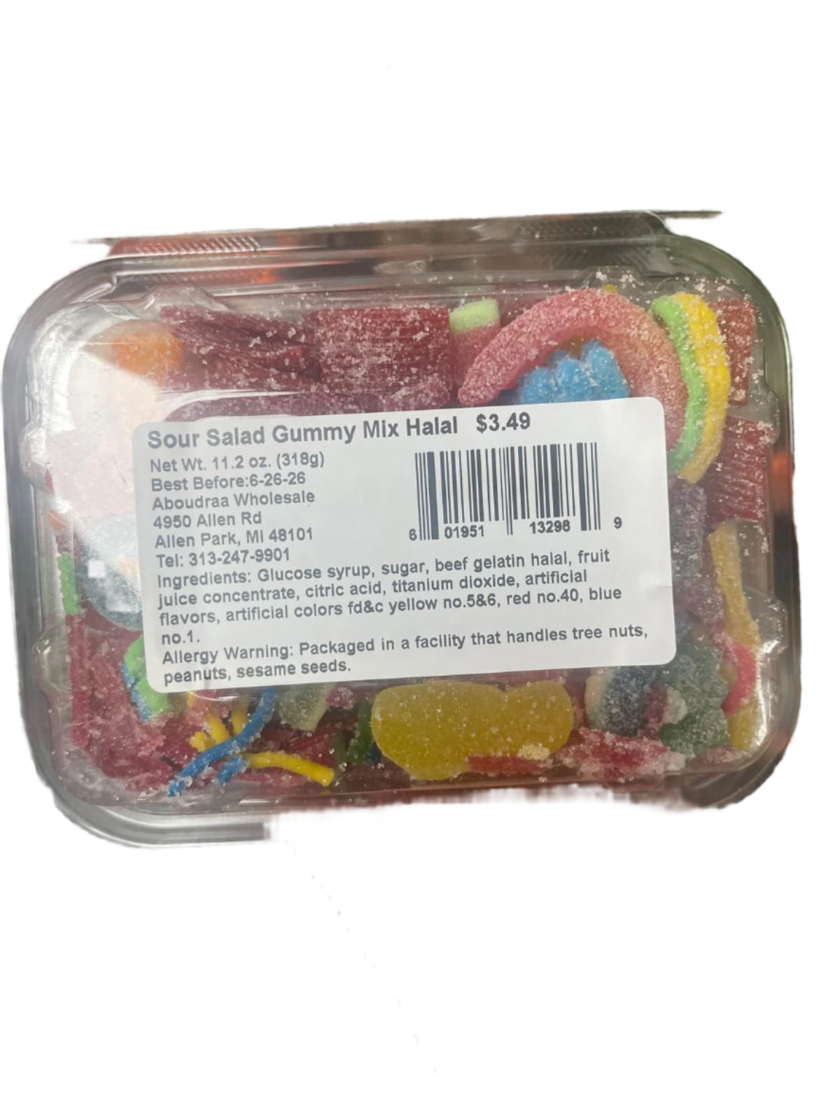 Sour Salad Gummy Mix Halal (11.2 oz) - Papaya Express