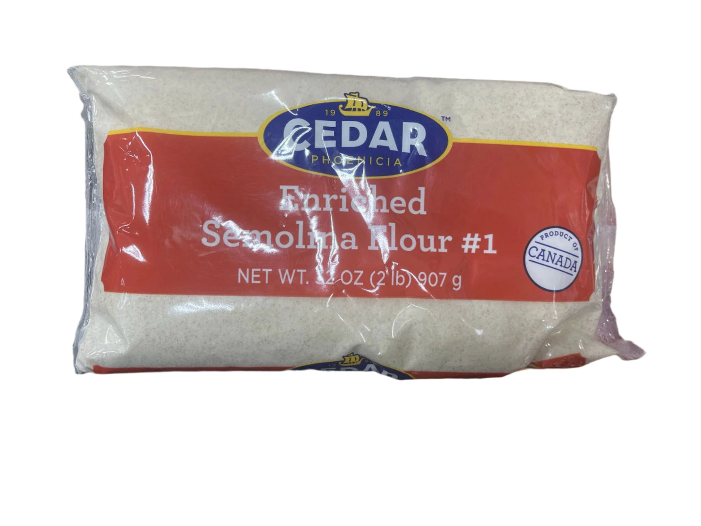 Cedar Enriched Semolina Flour #1 (32 oz) - Papaya Express