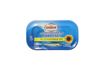 Shahia Mediterranean Sardines In Sunflower Oil (88g) - Papaya Express