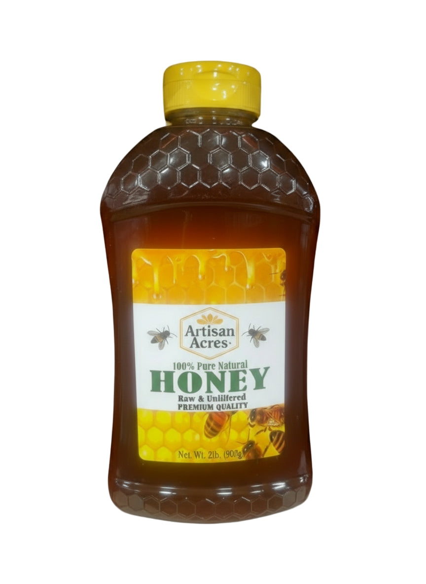 Amish Fresh Natural Honey Raw & Unfiltered (2 LB) - Papaya Express