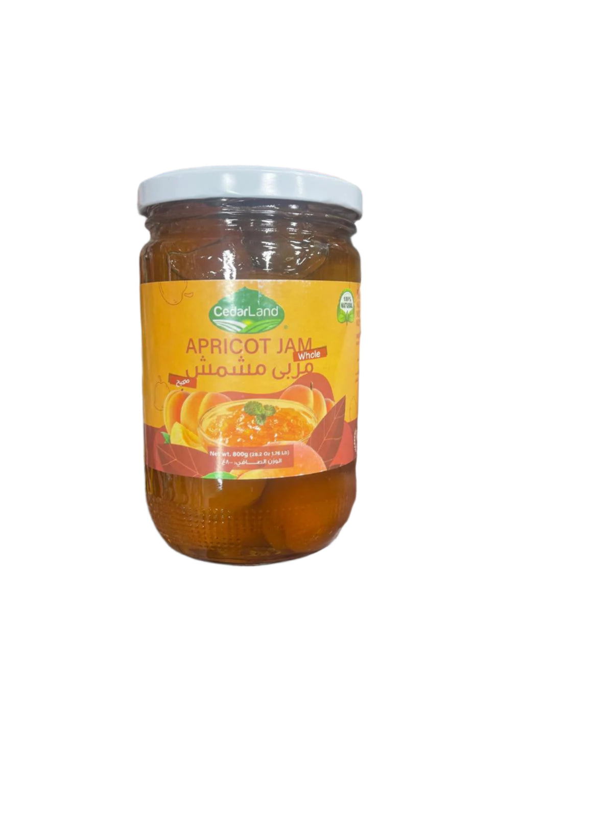 Cedarland Apricot Jam Whole (800g) - Papaya Express