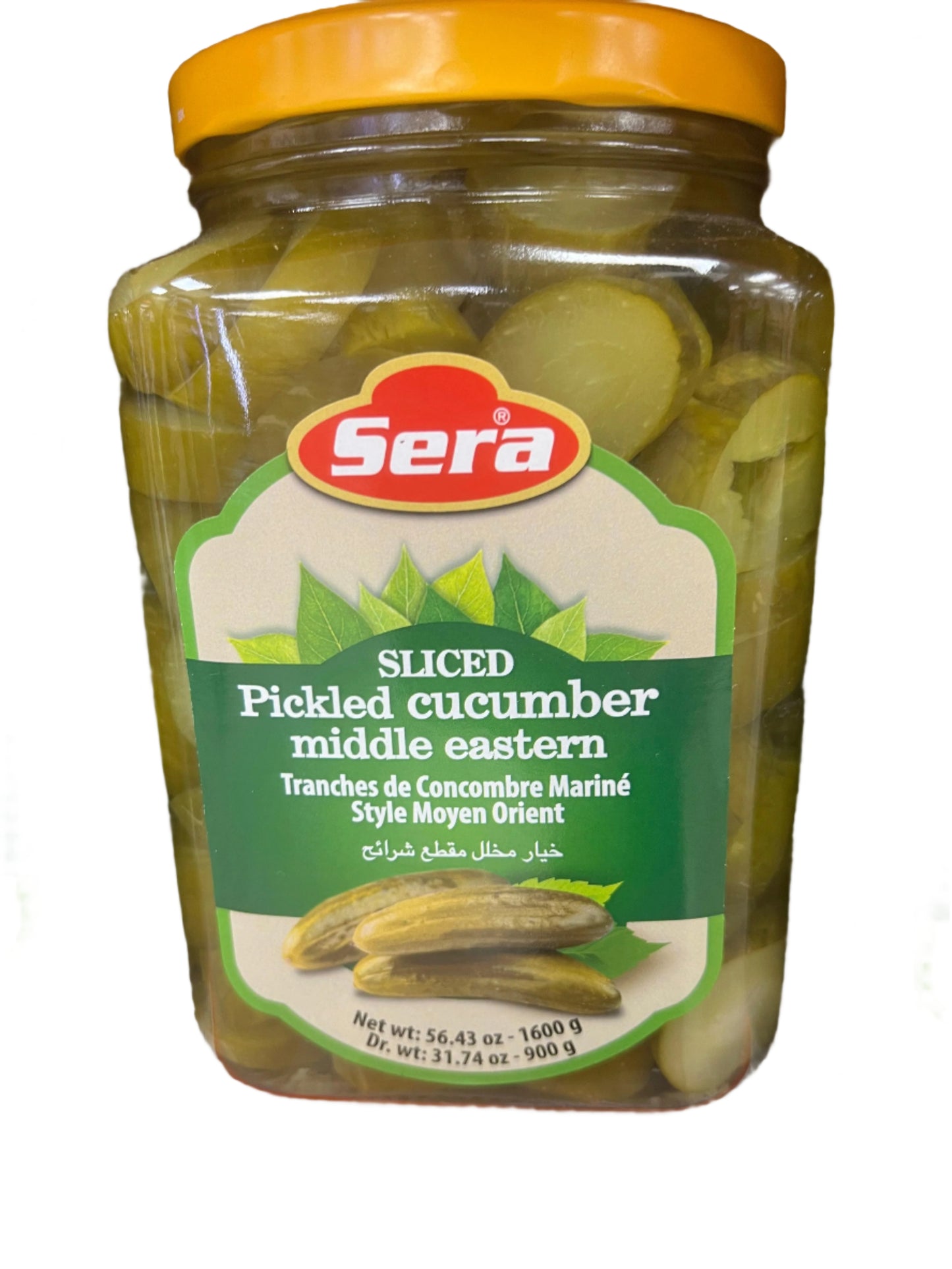Sera Sliced Pickled Cucumbers Middle Eastern (1600g) - Papaya Express
